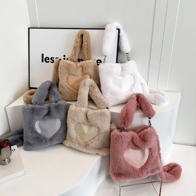 Women Fluffy Shoulder Bag