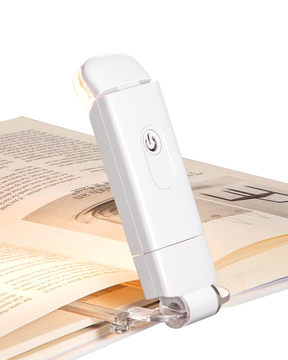 USB Rechargeable Book Reading Light With Brightness Adjustable