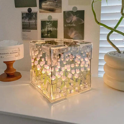 DIY Infinite Tulip Flower Lamp